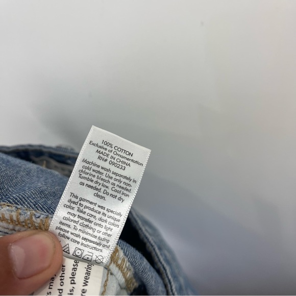 PacSun Floral Embroidered Mom Jeans Distressed Women's Size 26 - Picture 10 of 10